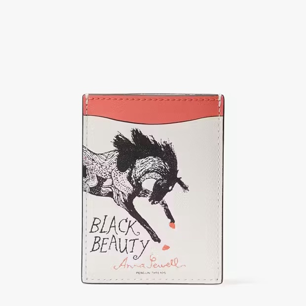 Kate Spade Storyteller Black Beauty Cardholder NWT